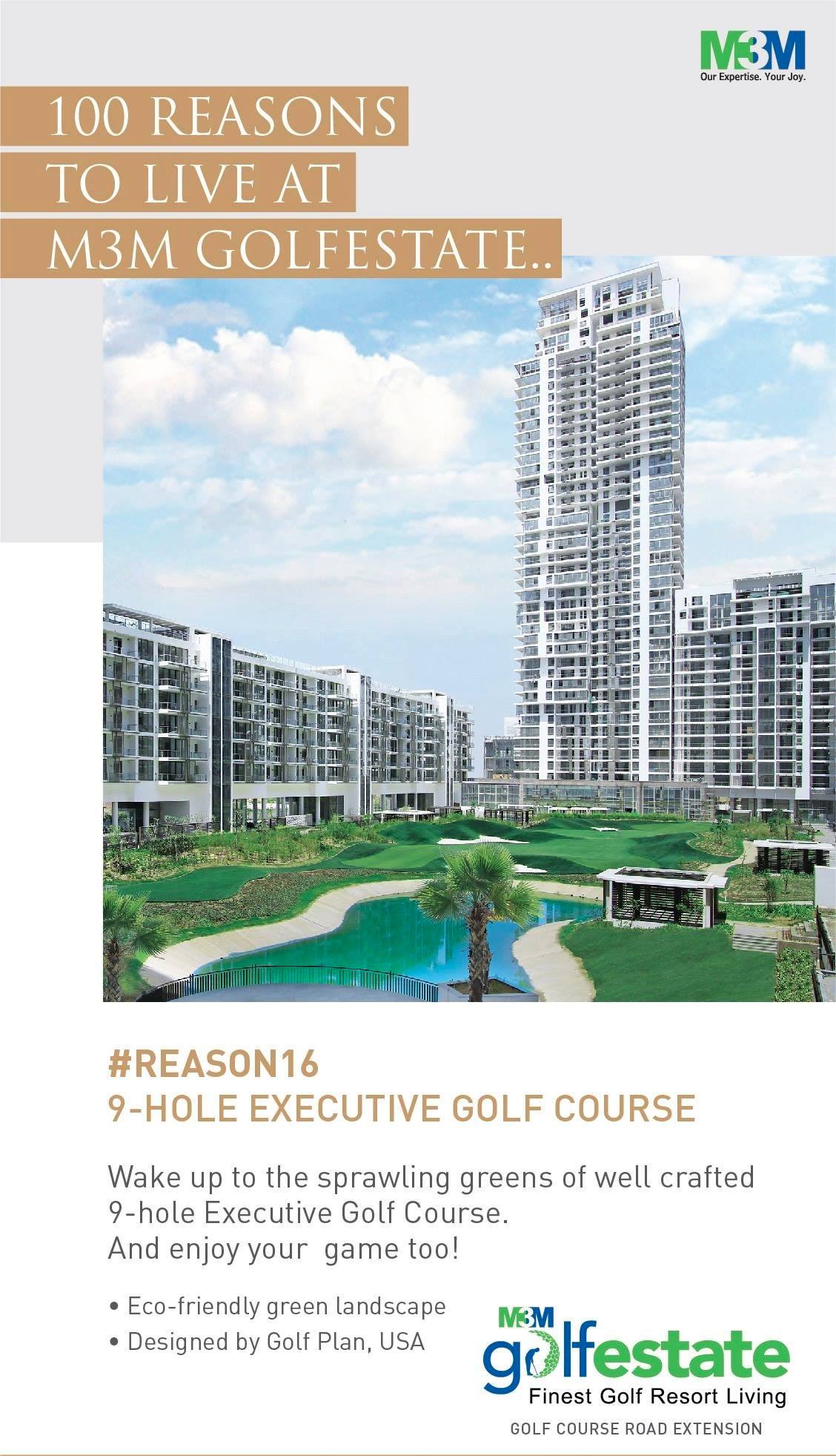 9 Hole Executive Golf Course at M3M Golf Estate Update